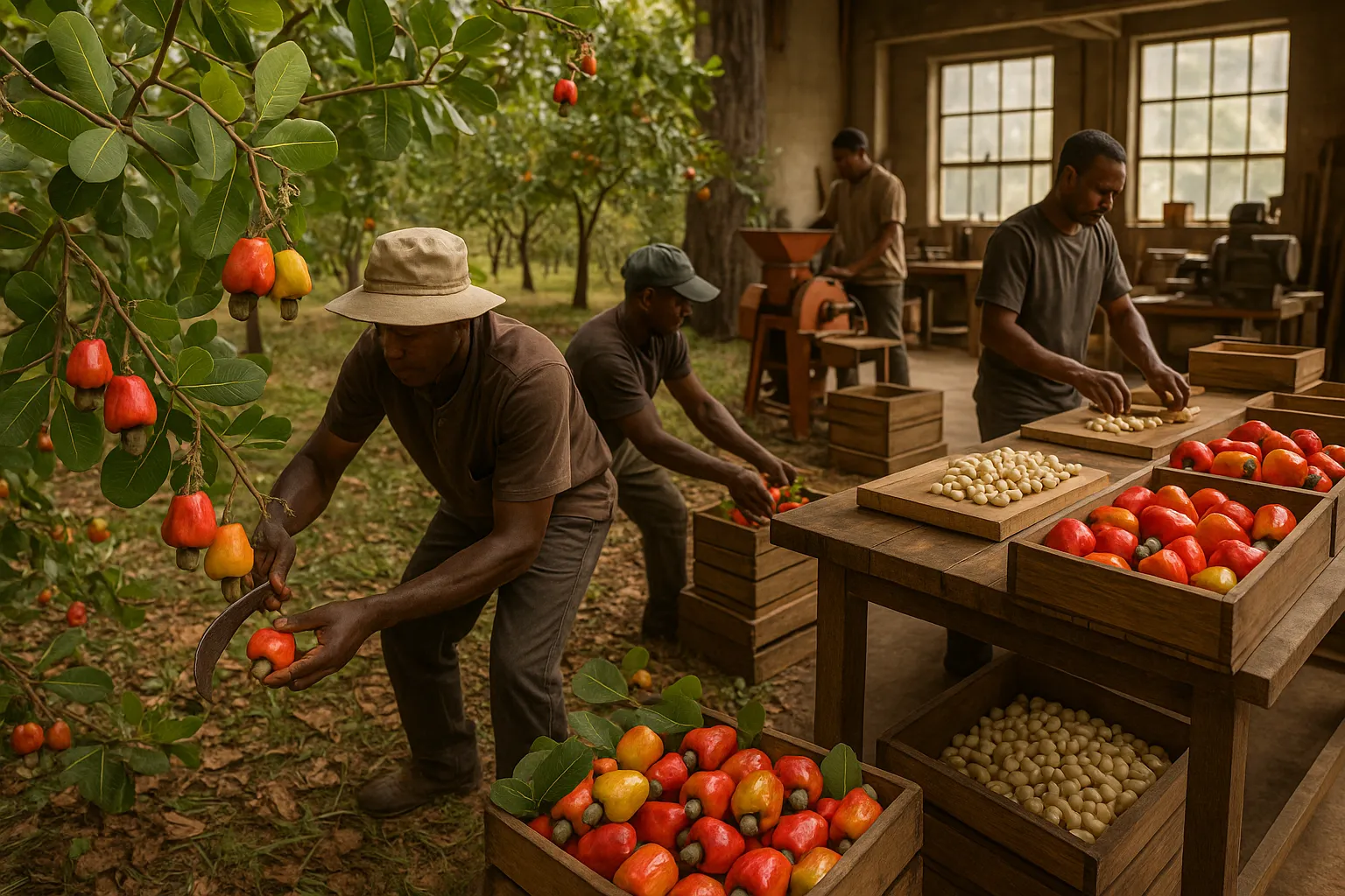 Exploitation et transformation de l'acajou