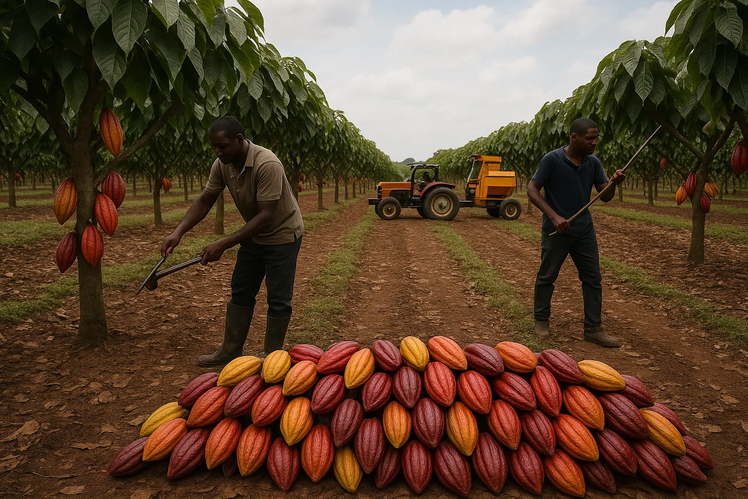 Production et transformation du cacao